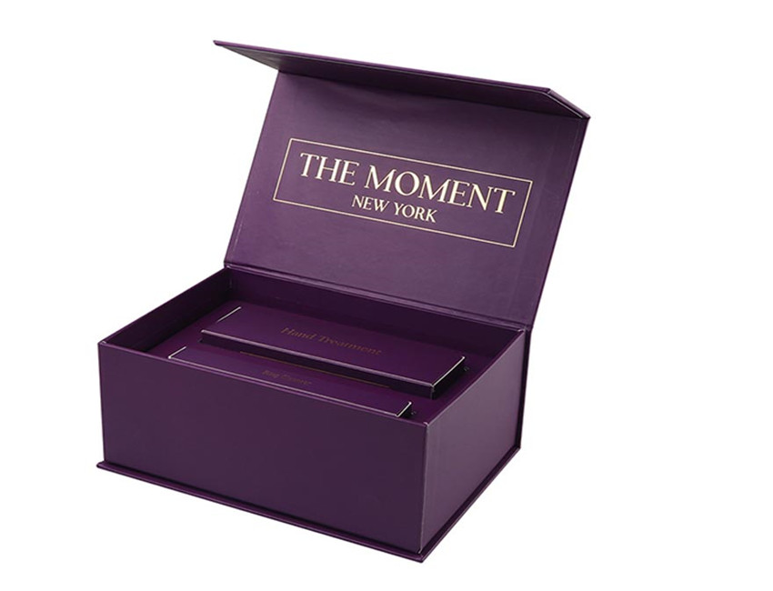 Purple Cosmetic Packaging Box